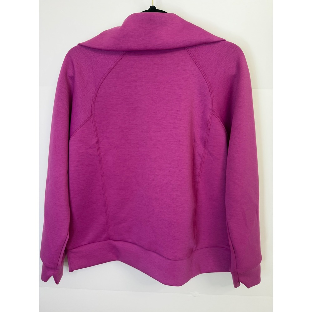 Dear Scarlett Womens Magenta Quarter Zip Pullover Sweatshirt‎ TRV-HAMPTONS Small - Picture 11 of 12